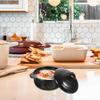 Braised Chicken Casserole Ceramic Stew Pot with Lid for Chicken Soup Cooking Even Heat Distribution Strong Heat Retention Thick