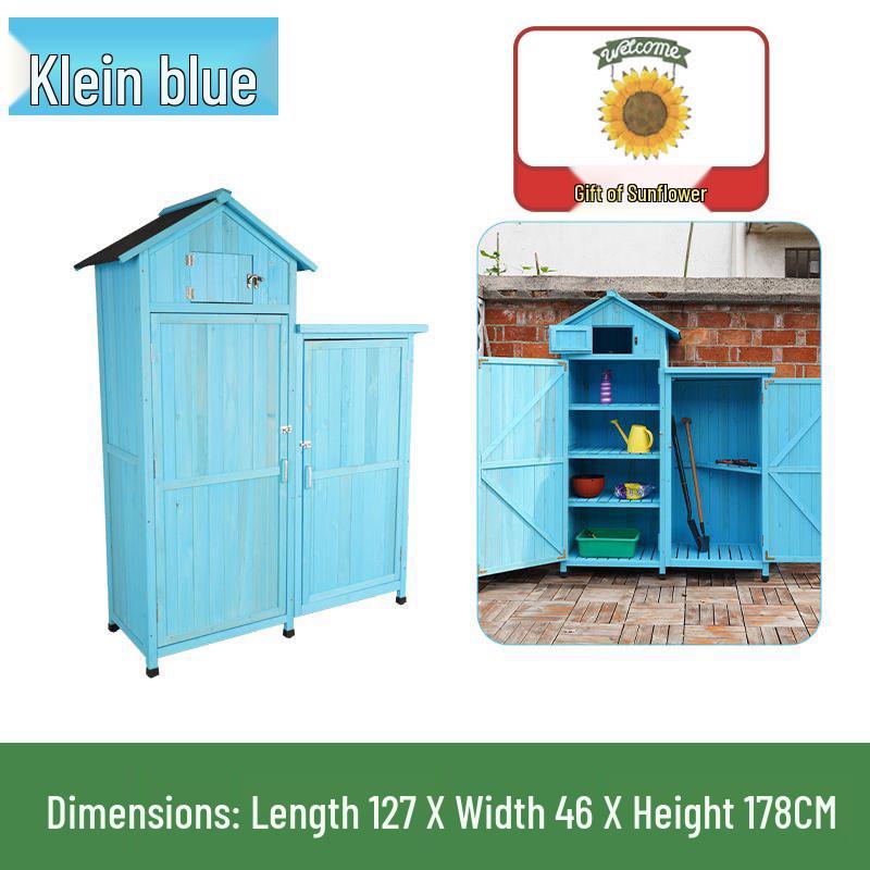 Outdoor Anti-Corrosion Sunscreen Storage Cabinet for Garden and Courtyard