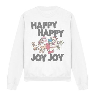 Ren & Stimpy Unisex Adult Happy Happy Joy Joy Sweatshirt