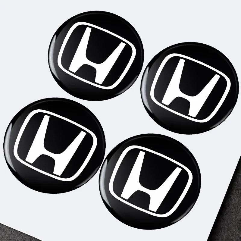 For Honda Car Remote Key Emblem Logo Sticker Multifunction Decals Styling For Honda Civic Fit City Cry Accord CB500 Cb650r Forza