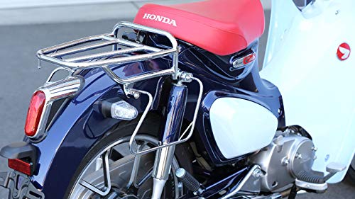 Kijima Motorcycle Parts Side Bag Support Steel Super Cub C125 ('18-) Left and Right Set Chrome Plated 210-496