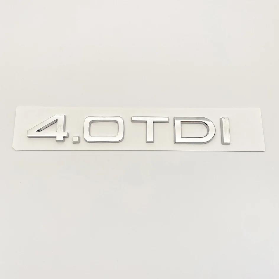 ABS 3D Letters 2.0TDI 2.5TDI 3.0TDI 35TDI 40TDI 45TDI 50TDI Emblem for Audi A1 A3 A4 A5 A6 A7 A8 Q2 Q3 Q5 Q7 Car Trunk Sticker