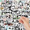 50 Cute Waterproof Panda Stickers: Perfect for Phones, Luggage, and Children's Decoration