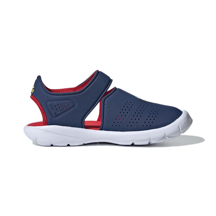 New Adidas Fortaswim Stripes BP Children's Sandals Blue Children Aged 3-7 Years Old FW6051