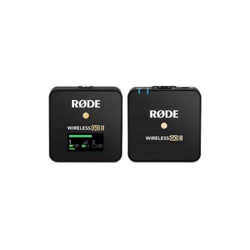 RODE AUX Microphones Wireless GO II Single Wireless Microphone System (WIGOIISINGLE, Black)