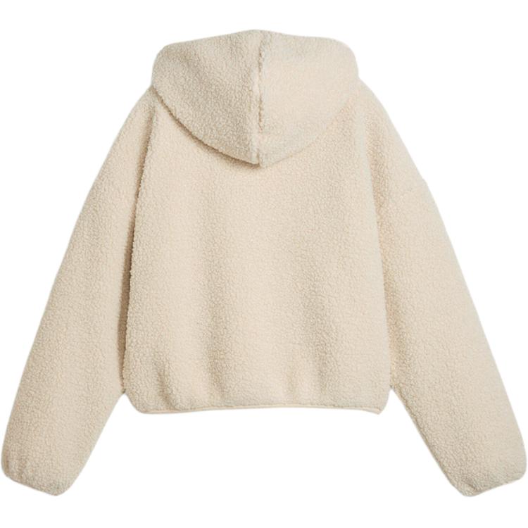 Puma Logo Fleece Short Sports Hooded Long Sleeve Jacket Women Jackets 633983-87