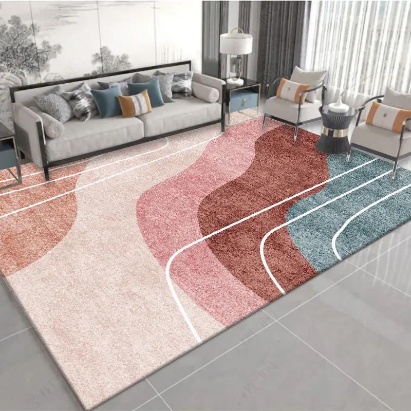 Modern Grey  Carpets Are, Suitable for Home Decoration In Living Rooms and Bedrooms
