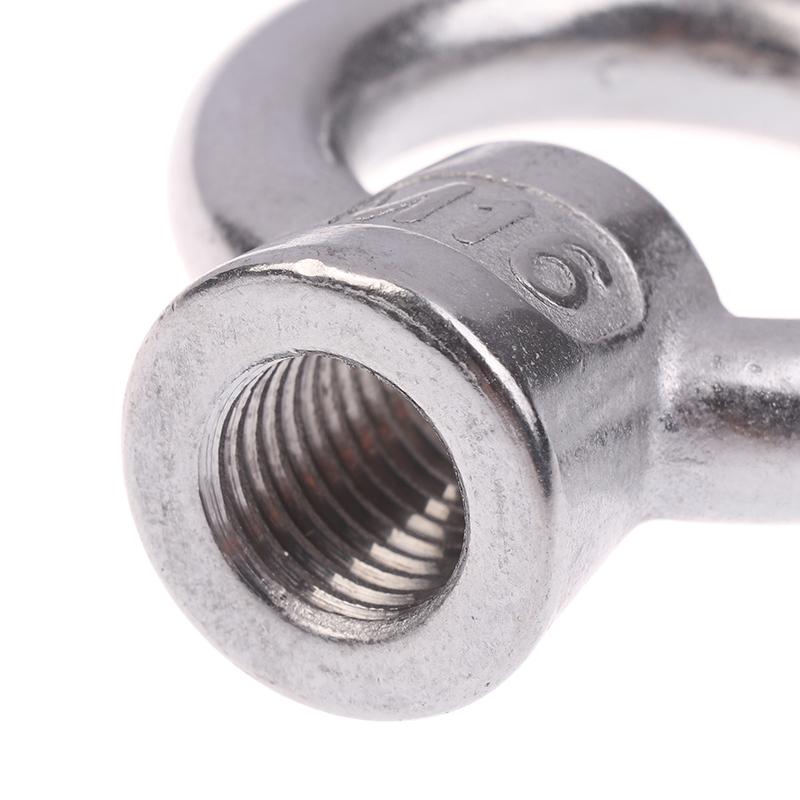 304 Stainless Steel Japanese Eye Nuts M6 M8 M10 M12 M16 Lifting Rings Marine-Grade Hardware Rigging Hoisting Industrial