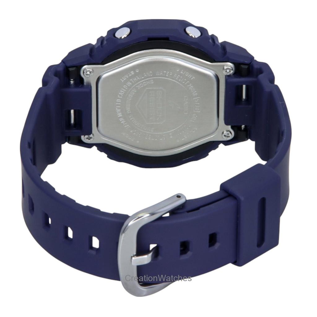 Casio G-Shock Analogique Numérique Bracelet Résine Cadran Bleu Quartz GMA-P2100M-2A Montre Femme 200M