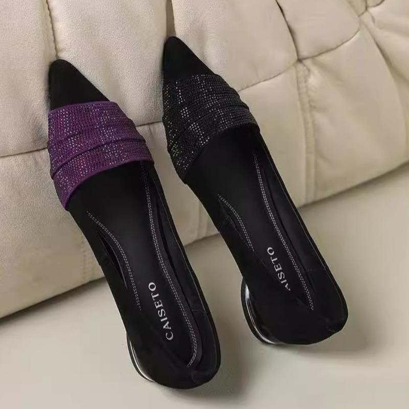 Mode 2025 Frühling Neue Spitzschuhe Einfarbig Designer Flache Schuhe Lässige Outdoor Wanderschuhe Bequem Abriebfest Slipper