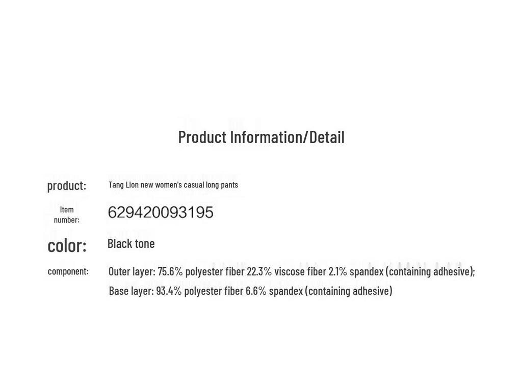 TonLion Damen karierte, figurbetonte Freizeit-Hose mit Fleece-Futter