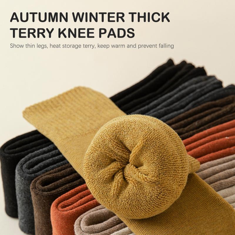 1Pair Over Knee Footless Leg Warmers Winter Knitted Crochet Long Boots Socks