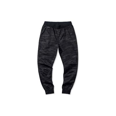 Li Ning Anti-Five Sports Basketball Series Casual Sports Tapered Knit Pants Men Bottoms Black-Camouflage AKXQ123-3
