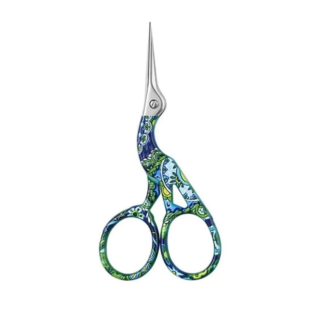 Professional Tool Bird Shape Nail Art Shears Stainless Steel Precision Vintage Cutters Tailor Shears Handmade Crafts