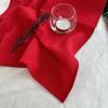 20PC Christmas Green Red Cotton Cloth Napkins 30X45cm Dinner Washable Napkins With Hemmed Edges For Restaurant Wedding And Hotel