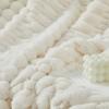 Double Layered Thick Solid Color Warm Blanket