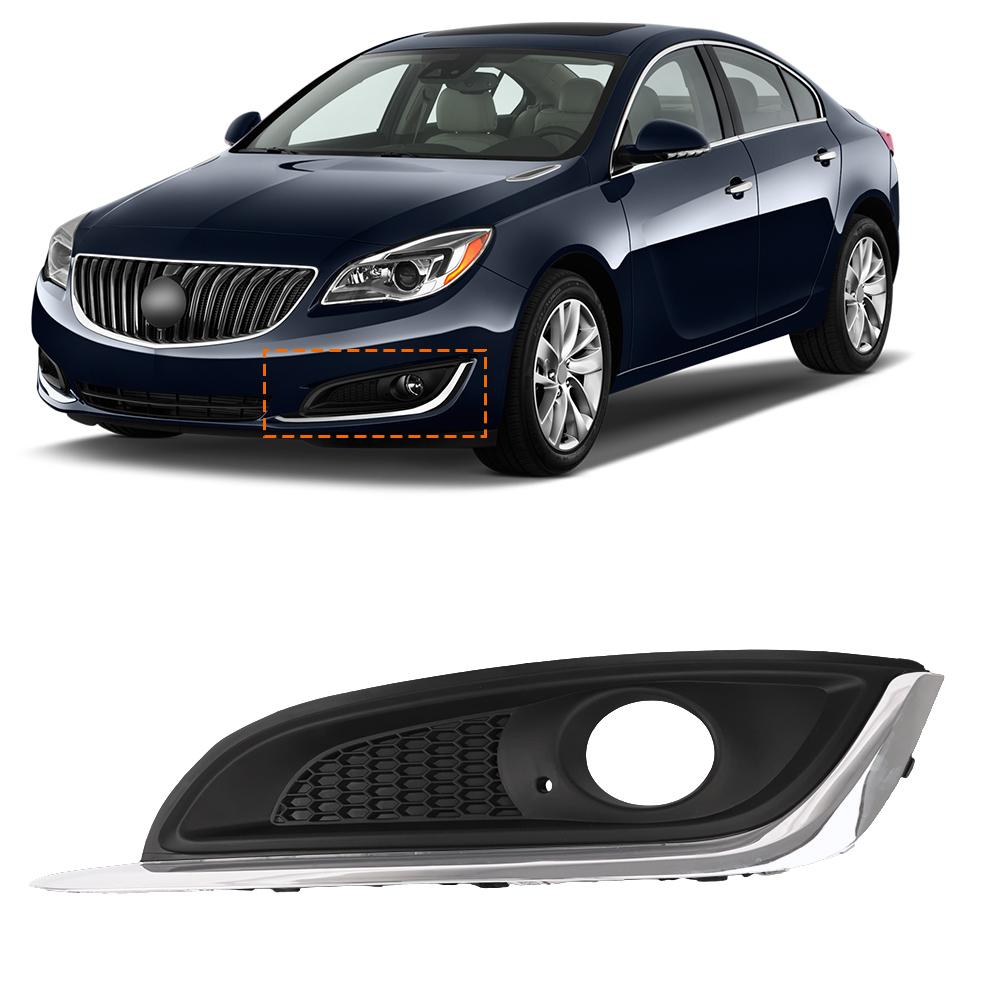 

Front Fog Light Frame Cover Grill For Vauxhall Opel ignia A Buick Regal 2014 2015 2016 2017 Car Fog Lamp Grille 23175793 1 left side