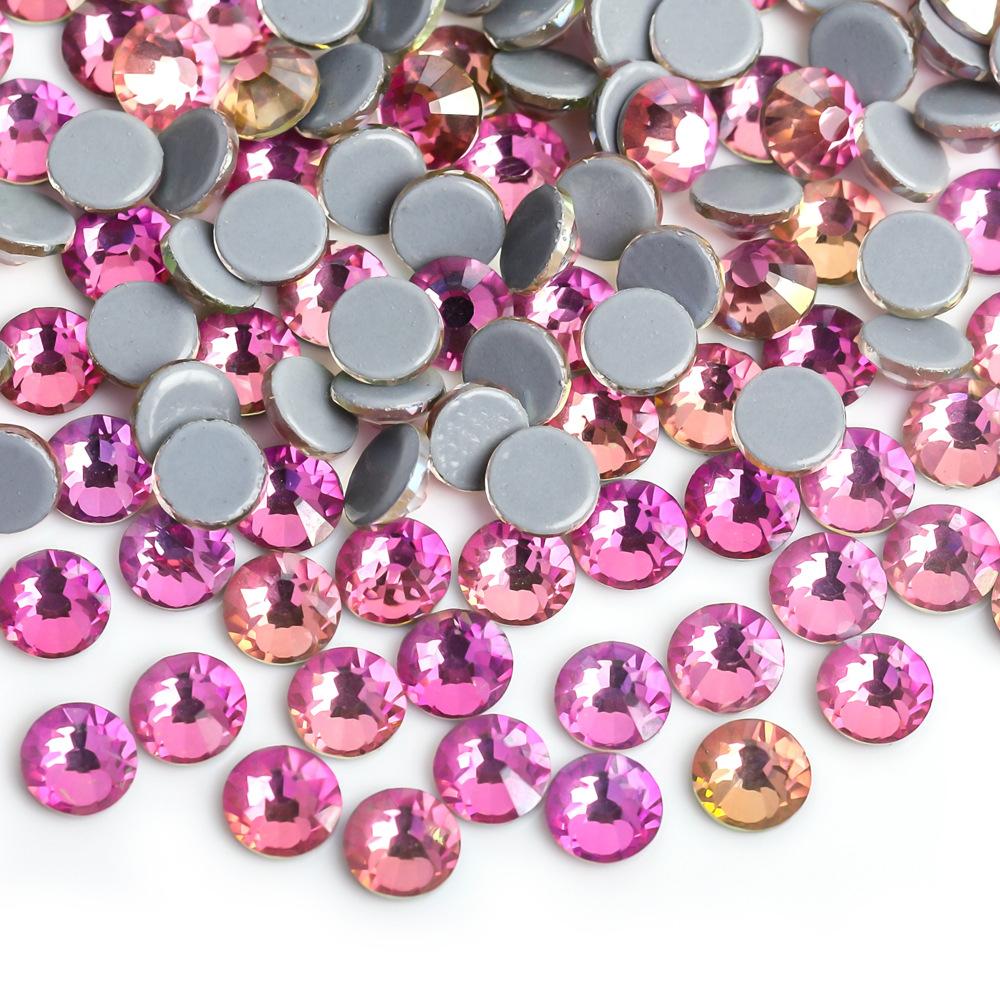 Weichen Rhinestone Factory Austrian Diamond Decorative Rhinestone Diy Nail Art Beauty Glass Jewelry Glue Bottom Color Plated Rhinestone