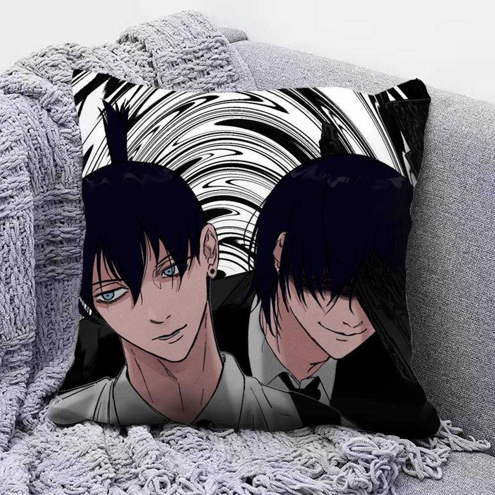 Hayakawa Aki Chainsaw Man Home Sofa Cushion Covers and Aecorative Custom Pillow Covers