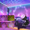 LED Rotating Colorful Projector Night Light USB Disco Stage Party Lamp for Home Bedroom Christmas Decoration Kids Gift
