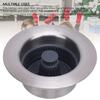Kitchen Sink Drain Strainer 3 in 1 Stainless Steel Aid Seal Bounce Filter for Garbage Disposal
