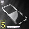 Samsung Z Flip 5 Ultra-Thin Transparent Protective Case with Full Coverage and Large Window