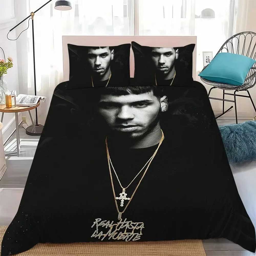 Popular Singe Anuel AA Bedding Set Twin Queen Size Duvet Cover Pillowcase Kids Adult Fashion Textileextile luxury birthday gift