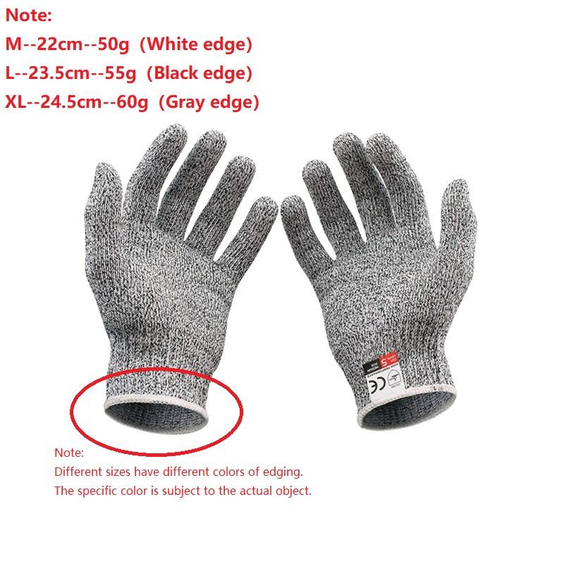 

High-strength Working Gloves Heavy Duty for Industry Gardening HPPE Level 5 Work Glove Cut-resistant Safety Gloves FHST01 M