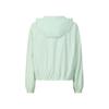 JUZUI Women's Mint Green Lightweight Hooded Jacket