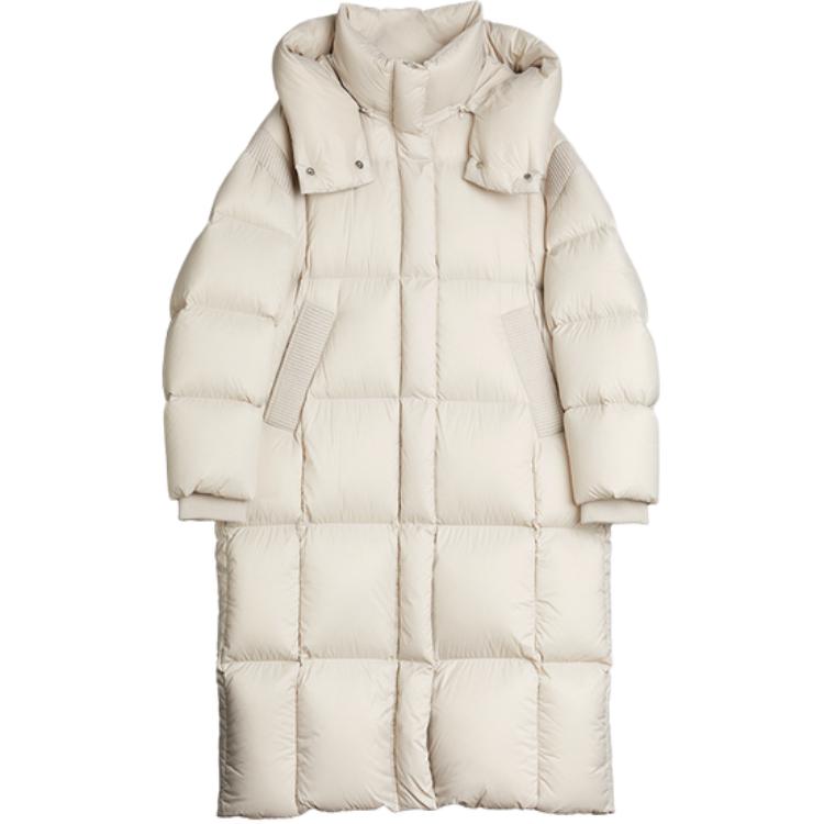 ELLE French Loose Fit Fashion Design Casual Versatile Long Sleeve Basic Hooded Warm Down Jacket Women Outerwear EY52141