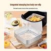 Quadratische, verdickte Lebensmittelechte Alufolienpfanne zum Backen und Grillen - Einweg-Aluminiumfolienbox