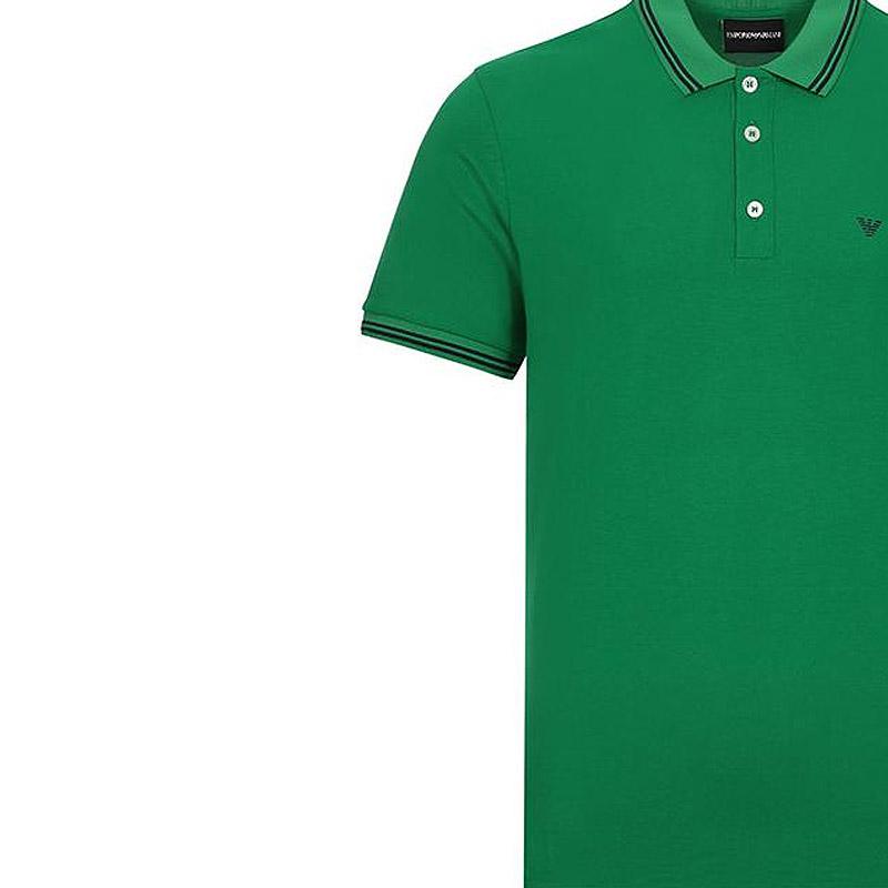 Emporio Armani Solid Slim Fit Polo Shirt Men tops Green 8N1F2B-1JPTZ-0581