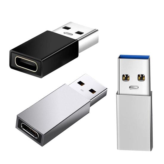 Aluminum Alloy Type-C OTG Adapter PD To USB3.0 Fast Charging Converter for Laptop