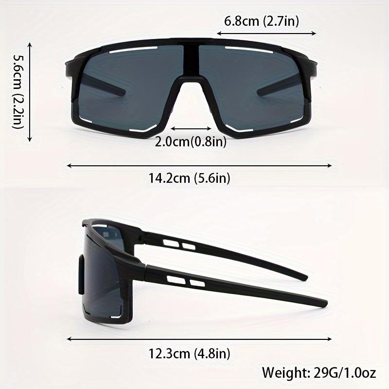 4pcs Men's Eyeglasses Decoration Large Frame Trendy Unisex Style