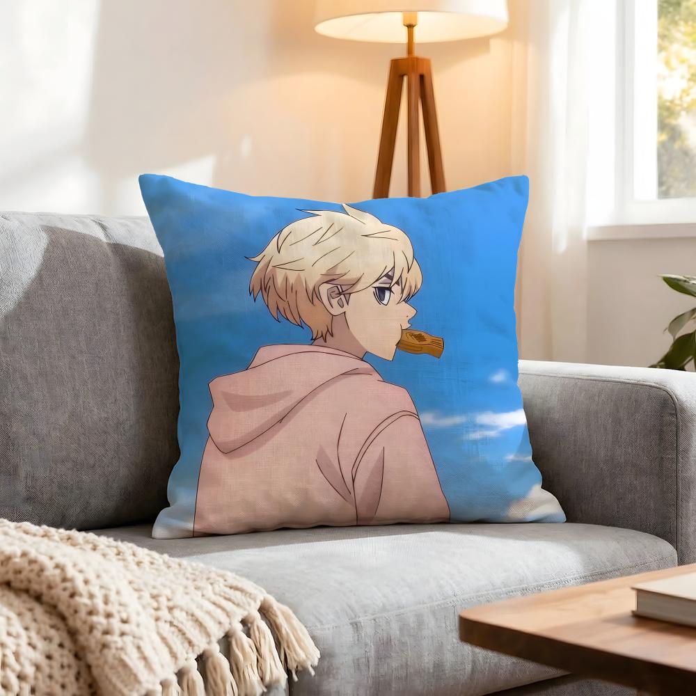 Anime Tokyo Revengers Cushion Cover Pcs Decorative Covers Soft Cushion Case for Sofa Couch Decor x x Pillowcases