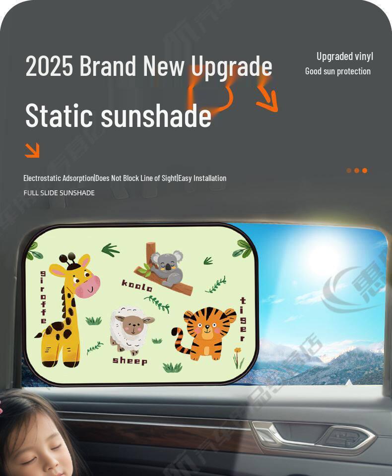 Magnetic Car Window Sunshade: UV Protection & Heat Insulation Curtains