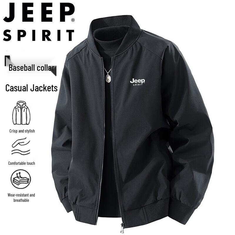 JEEP SPIRIT Men's Casual Baseball Jacket