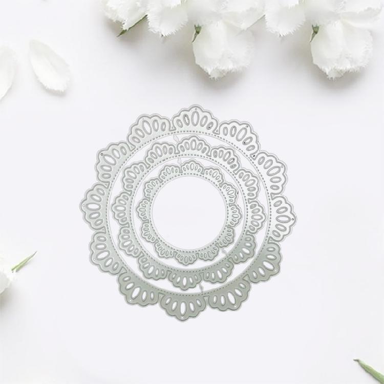 Multi-layer Circle Die Cuts Template for Gift Card Making Scrapbooking DIY Craft