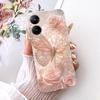 For Realme V30 Case RMX3619 Fashion Flower Bowknot Soft Silicone Back Cover For Realme V30T RMX3618 Fundas RealmeV30 Phone Shell