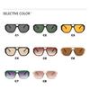 Women's sunglasses, personalized hip-hop street glasses, new fashionable driving beach sunscreen men's sunglasses
