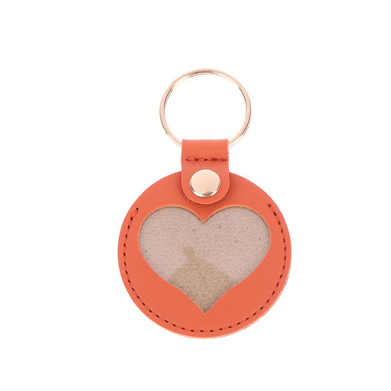 1Pc Pet Hair Storage Bag Keychain Leather Cat Paw Heart Love Keyring Diy Memorial Gift Key Chain Cat Dog Fur Container Pendant