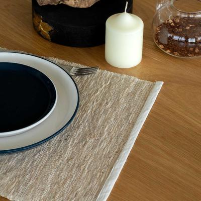 Handcrafted Vetiver Root Placemat - Natural