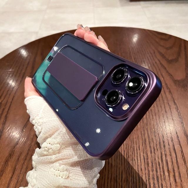 Elastic Wrist Strap Phone Case For Iphone 14 12 11 13 Pro Max Xr X Xs 7 8 Plus Plating Matte Clear Soft Silicone Cover