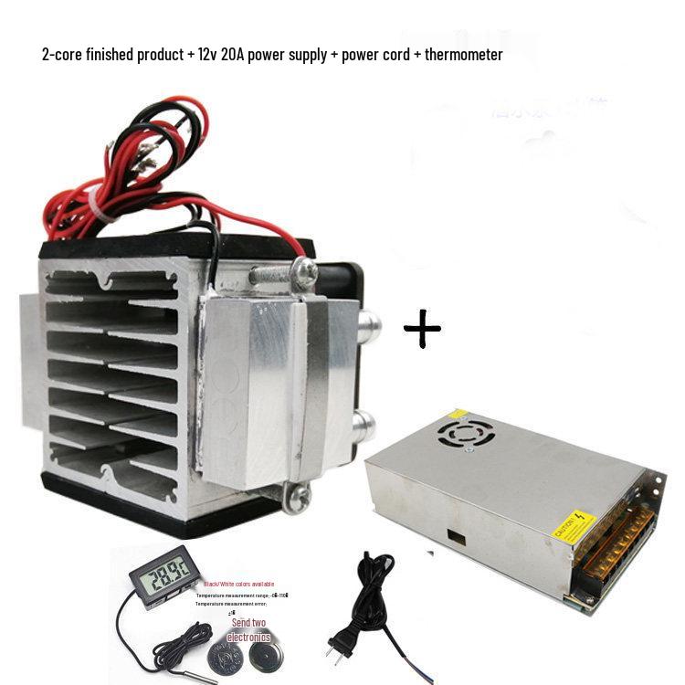 DIY 12V Semiconductor Cooler Kit: Compact Air Conditioner & Electronic Cooling Chip for Refrigeration