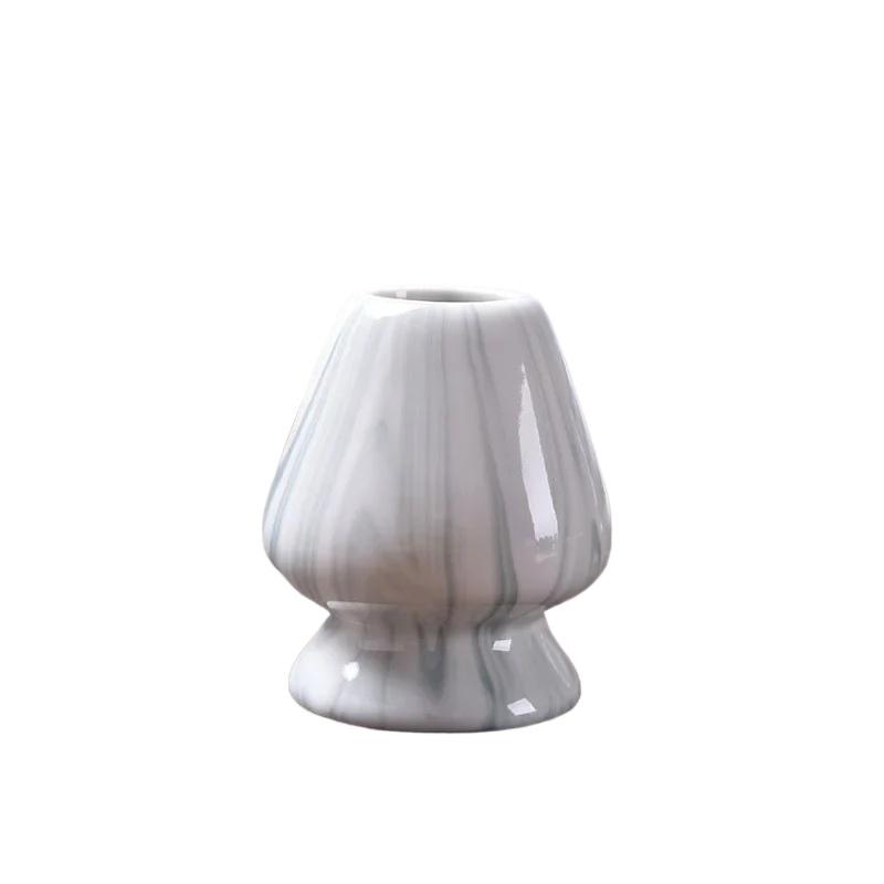 Подставка для венчика для чая матча Керамическая подставка для бамбукового венчика матча (часен) Подходит для аксессуаров чайного набора матча