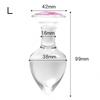 3 Size Transparent Galss Anal Plug Women Anal Sex Toys Smooth Glass Butt Plug men Prostate Massage Analplug Sex Shop
