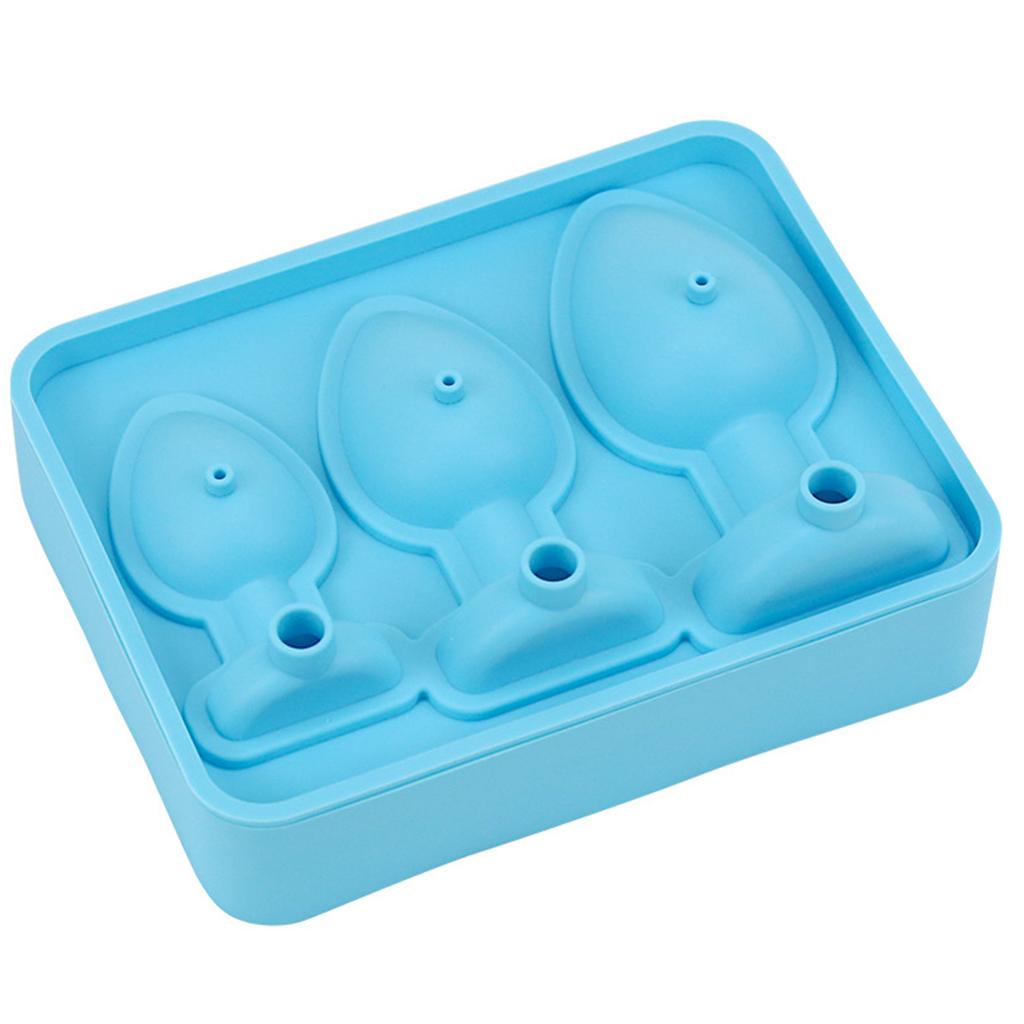 Ice Cube Mold Silicone Prank Butt Plug Shaped Mold Reusable Prank Ice Cube Molds Tray Fun Shape Ice Cube Trays for Juice Drink