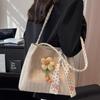 New Woven Straw Bag Women's Large-capacity Summer Versatile Shoulder Bag Seaside Satchel Beach Tote Bag