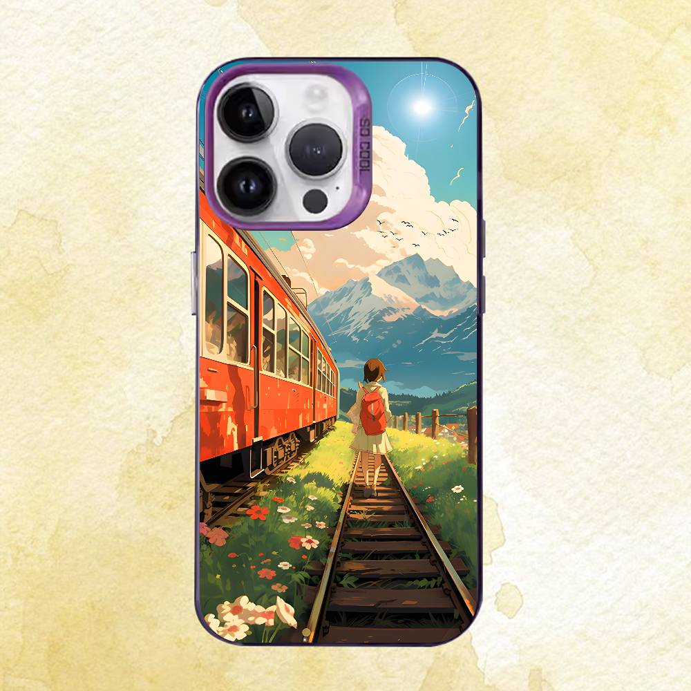 

Girl Train cure Case for iPhone 11 12 13 14 15 16 17 Pro Max XS X XR mini Air Plus Cover iPhone15promax