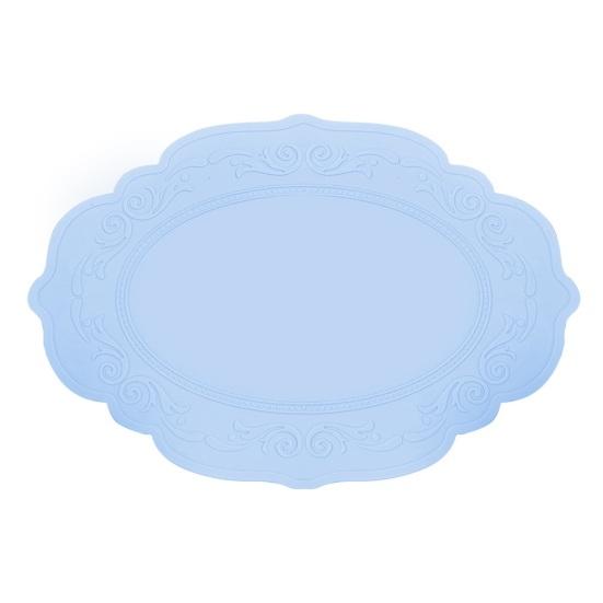 Porta-copos Isolado Silicone Oval Antiderrapante Resistente ao Calor Jogo Americano Design Superior Antirrugas Decorativo de Cozinha Tapete Antiderrapante